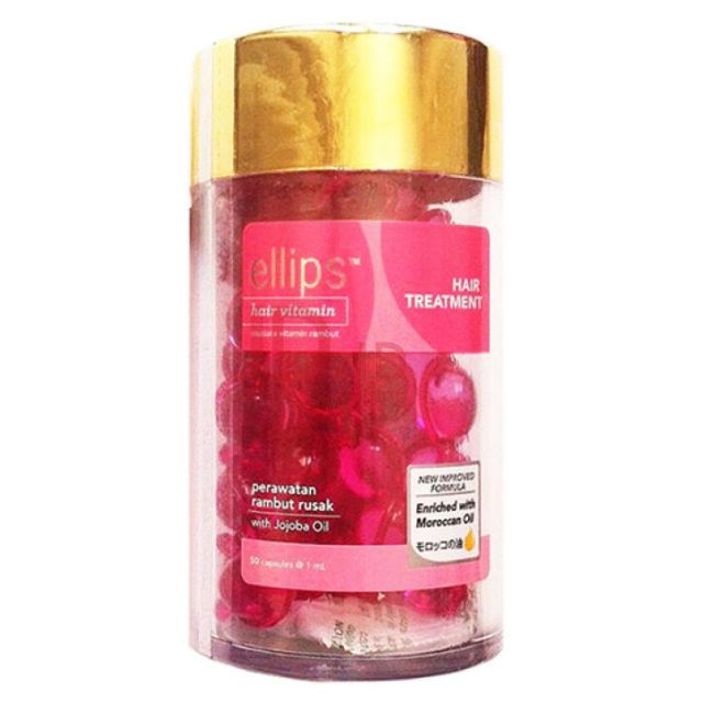  ELLIPS  HAIR VITAMIN  BOTOL PINK  50 SOFTGEL Shopee Malaysia