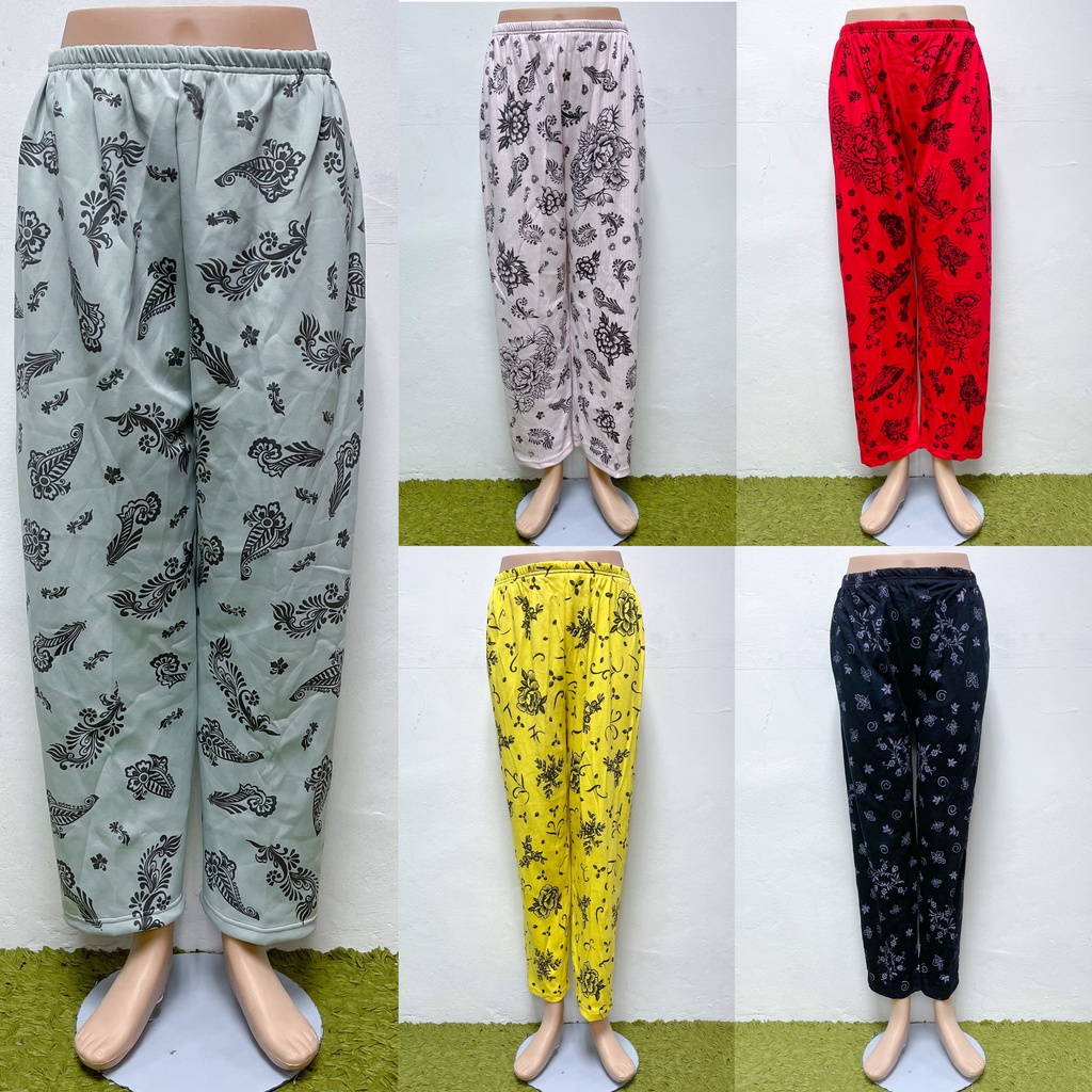 Local Production Multicolor Casual Pants Seluar Rumah Seluar tidur Casual Wear (Free Size)