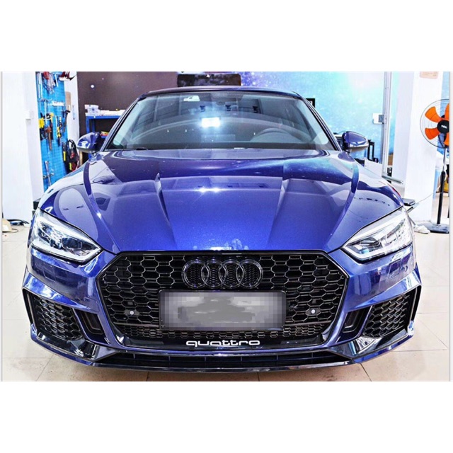 Audi A5 Rs5 Rsa5 R5 B9 Facelift Front Bumper Bodykit Body Kit Grill Garnish Grille Sarung 2017 2490