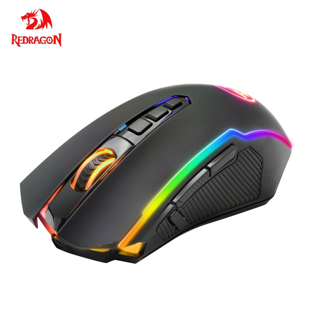 Redragon Griffin M910KS RGB Wired Wireless Gaming Mouse 8000 DPI 10