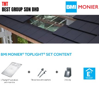 MONIER Elabana Toplight Roofing Tiles 透明瓷砖  Shopee Malaysia