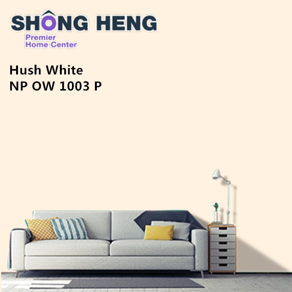 5 Litres Nippon Paint Interior Wall [Spotless] [Hush White NP OW