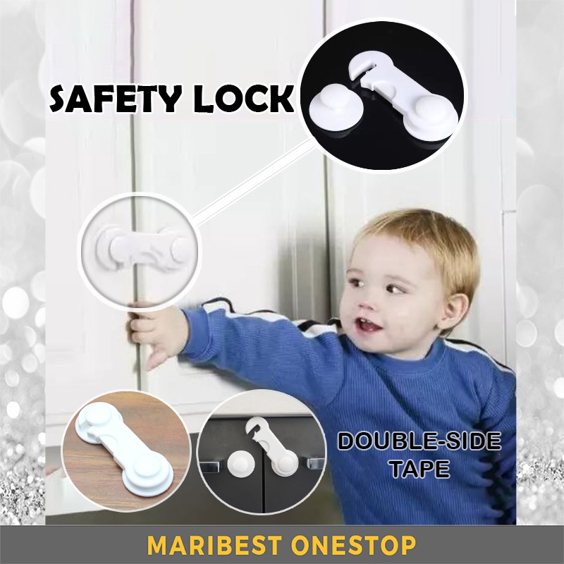 Multi-function Child Baby Safety Lock Cupboard Cabinet Door Drawer Security Lock Non Adjustable/ Child Baby Safety Lock