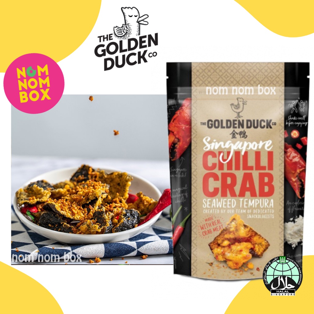 [HALAL] 1x Golden Duck Chilli Crab Seaweed Tempura With Real Crab Meat