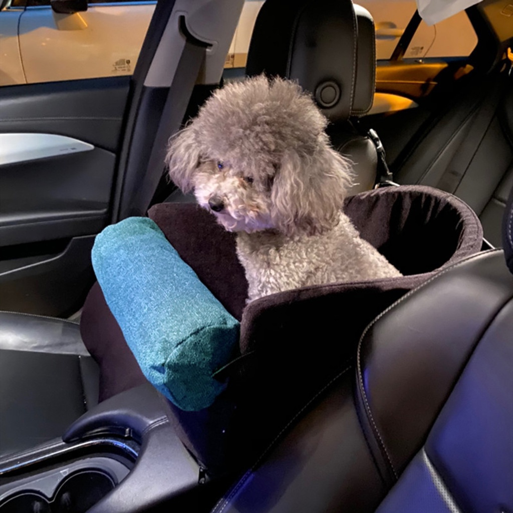 [lacooppiafeMY] Pet Car Booster Seat Small Medium Dogs Cats Carrier