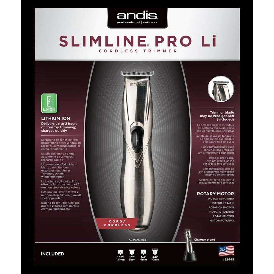 andis clippers slimline pro li