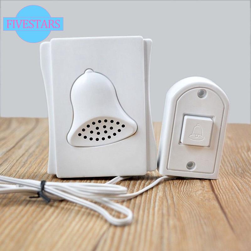 1x Wired Doorbell Door Bell Chime With 88cm Cable For Home Office
