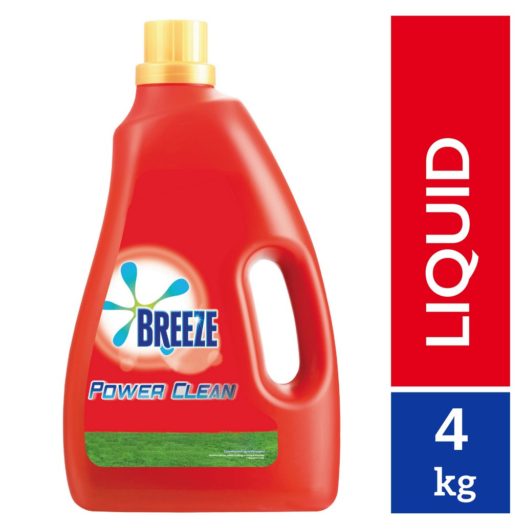 BREEZE Power Clean Liquid Detergent 4kg Shopee Malaysia