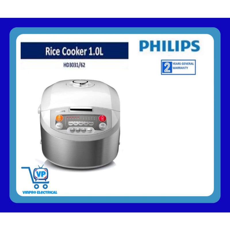 Philips HD3031 Rice Cooker 1.0L Shopee Malaysia