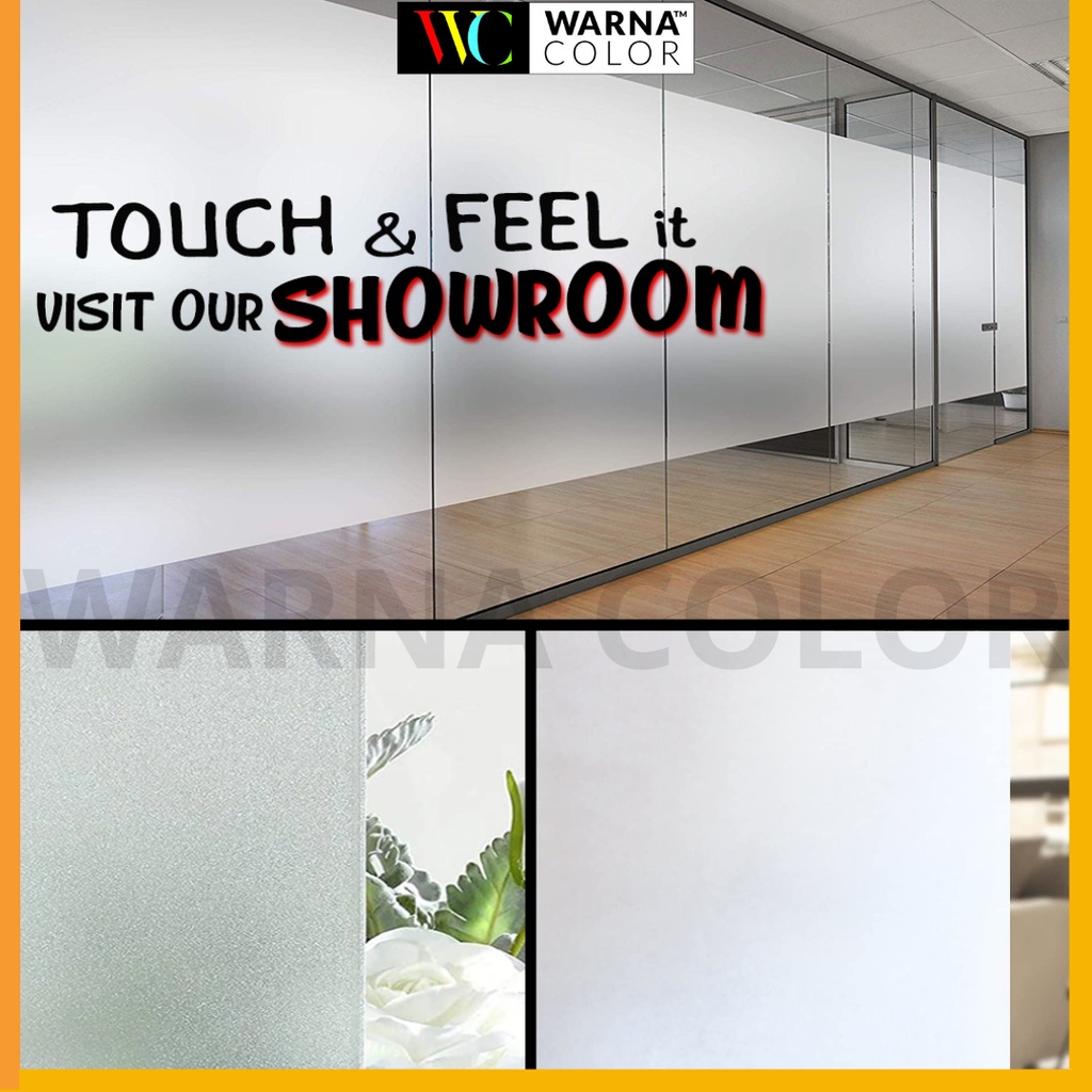 Frosted / White Frosted Window Tinted Film Privacy Anti UV Frosted Matte Window Film For Home Office Bathroom