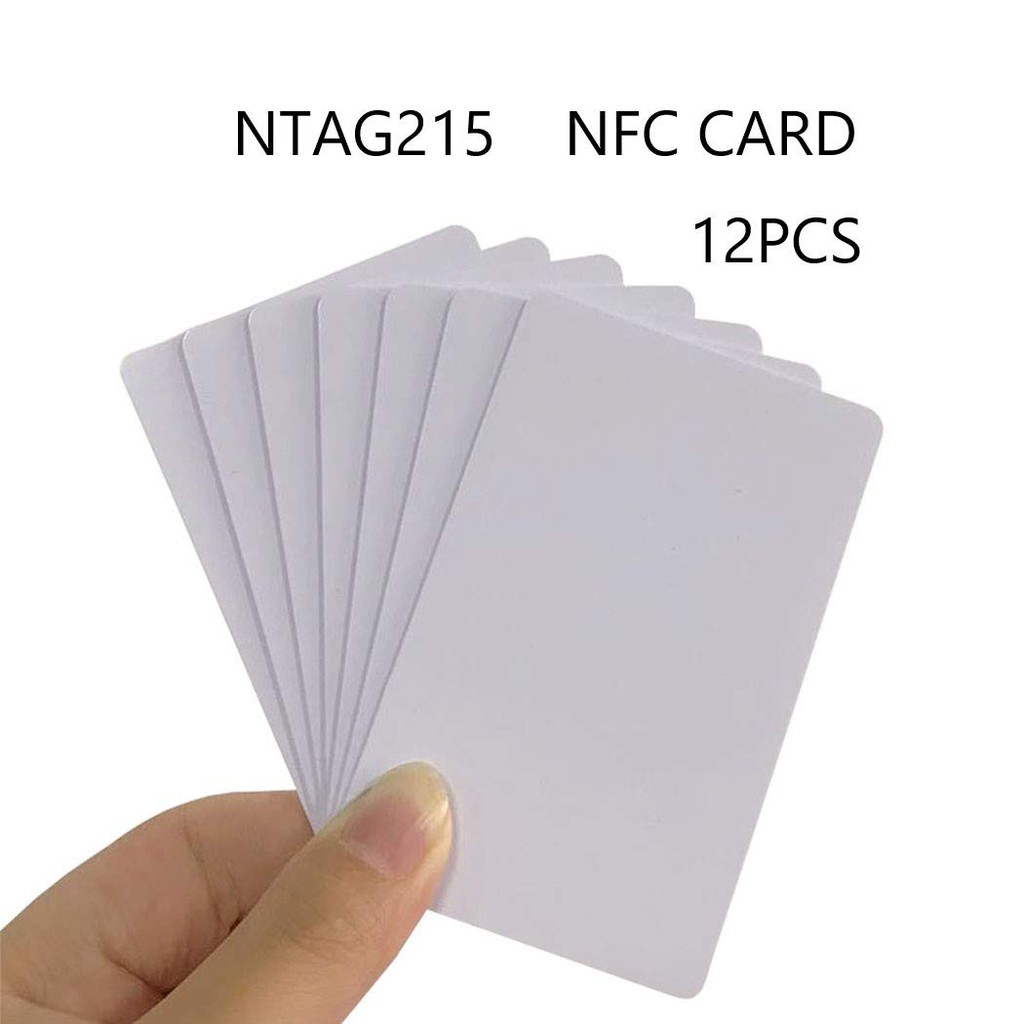 10pcs NTAG215 NFC Cards Work with TagMo and Amiibo for All NFC-Enabled Smartphones and Devices 