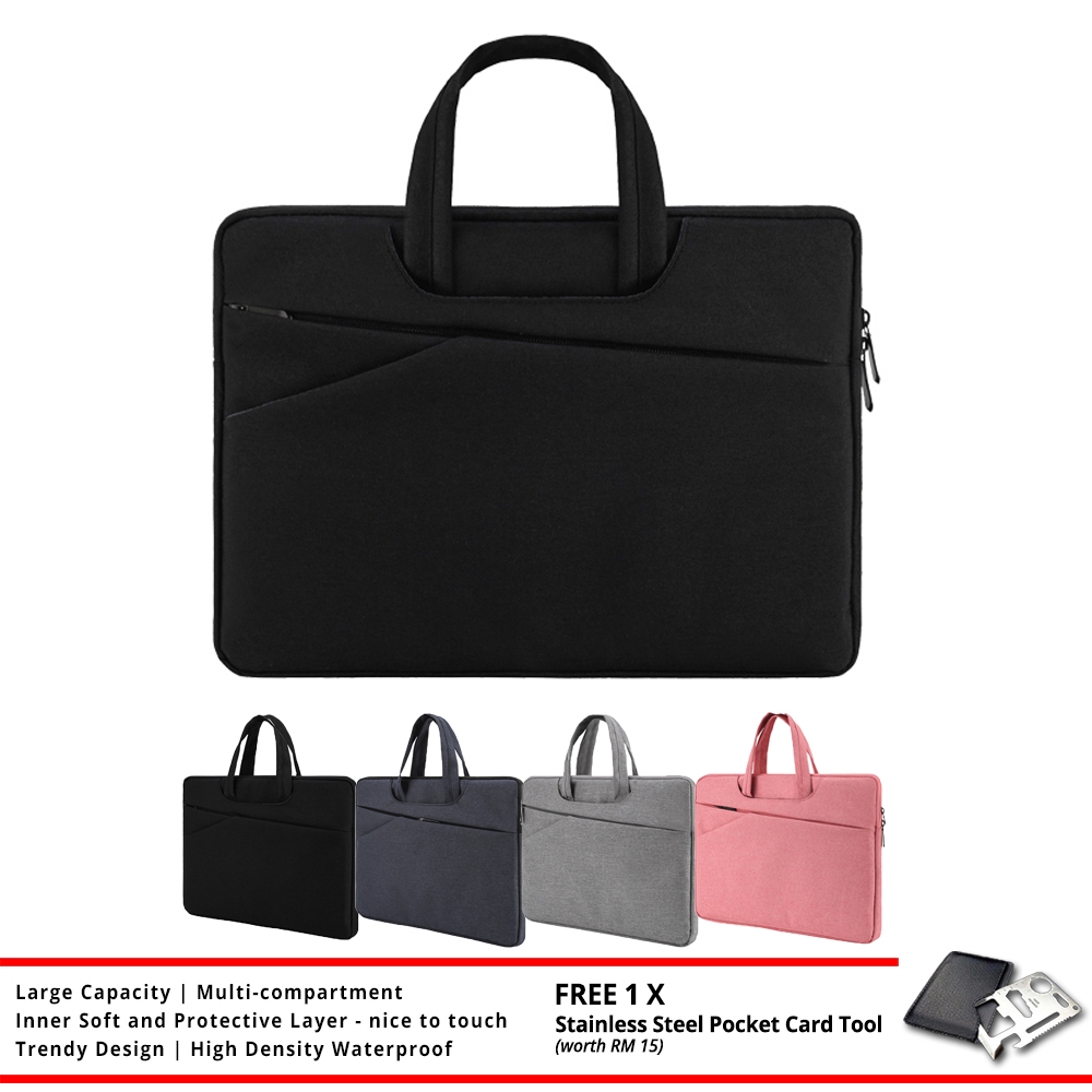 Protective Laptop Hand Carry Bag 15.6 inch Case Anti Shock Pouch