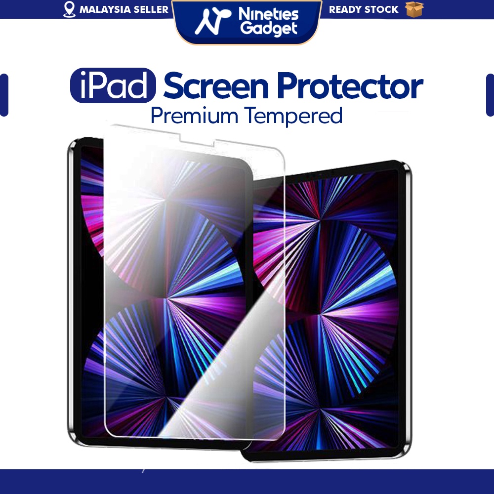 Premium Tempered Glass Screen Protector for iPad Pro Air 4 5 AntiBlue Light/Clear/Matte Ultra
