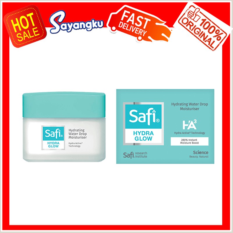 safi hydra glow hydrating water drop moisturiser