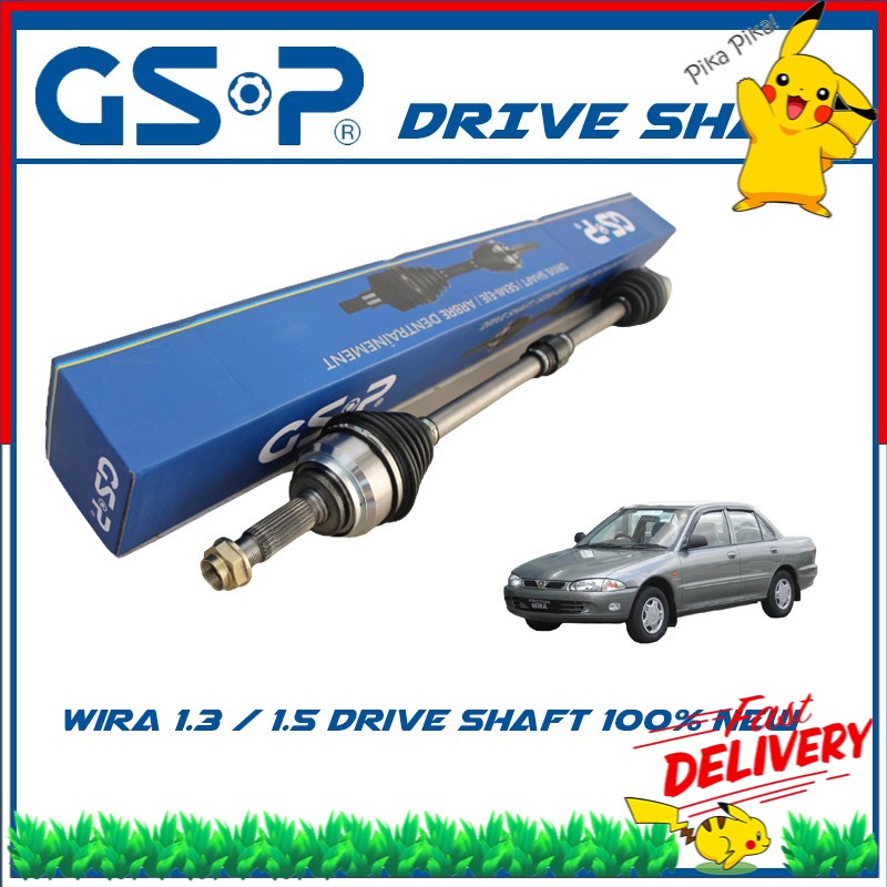 Wira 1.3 / 1.5 Drive Shaft 100 New GSP (100 ORIGINAL GSP) Shopee