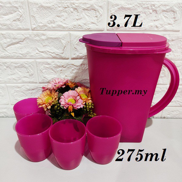 *1pc/2pcs/4pcs*Tupperware Camellia Collection Serveware Set / Dining Pitcher Jug 3.7L / Tumblers Mug Cup 275ml