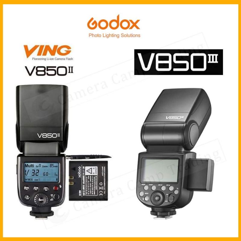 Godox V850II & NEW V850III Ving Pioneering Li-ion Camera Flash | Shopee ...