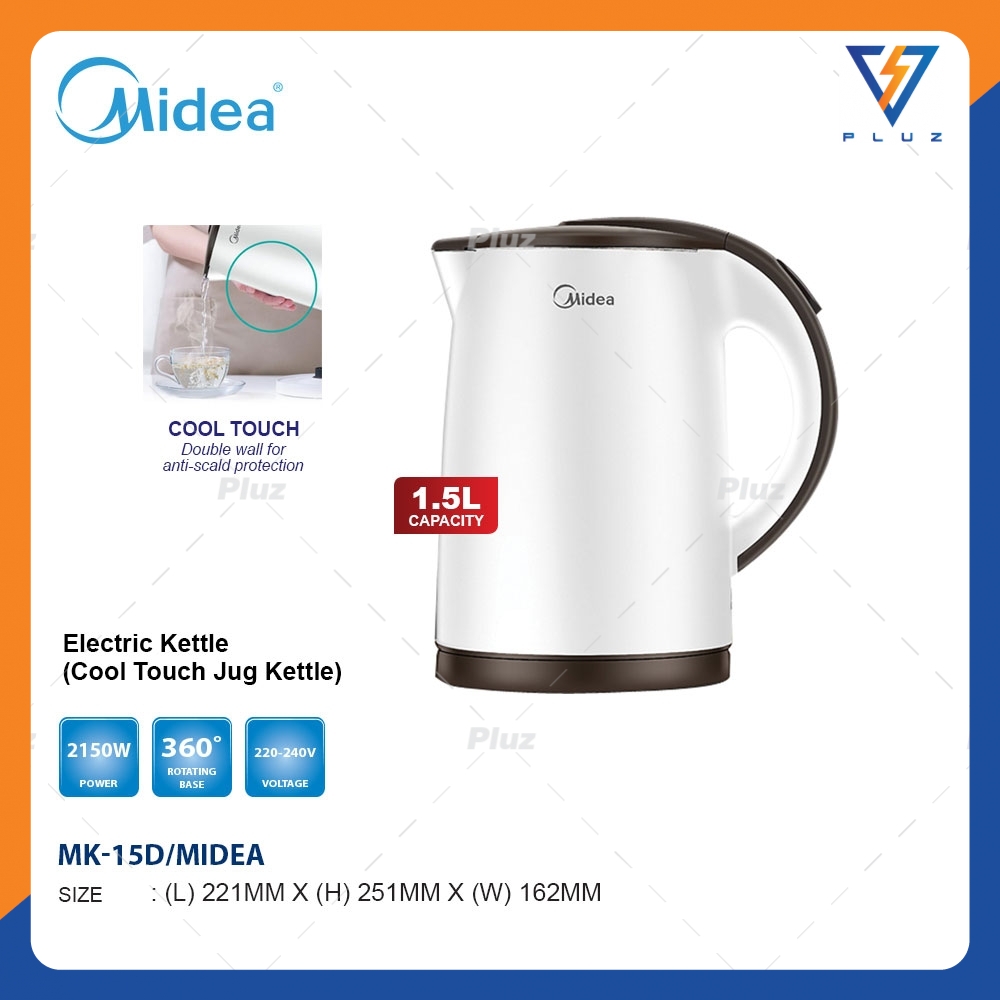 MIDEA MK-15D 1.5L COOL TOUCH SERIES JUG KETTLE | Shopee Malaysia