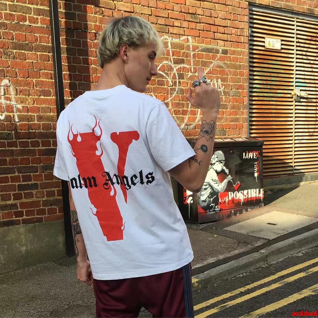 vlone x palm angels shirt