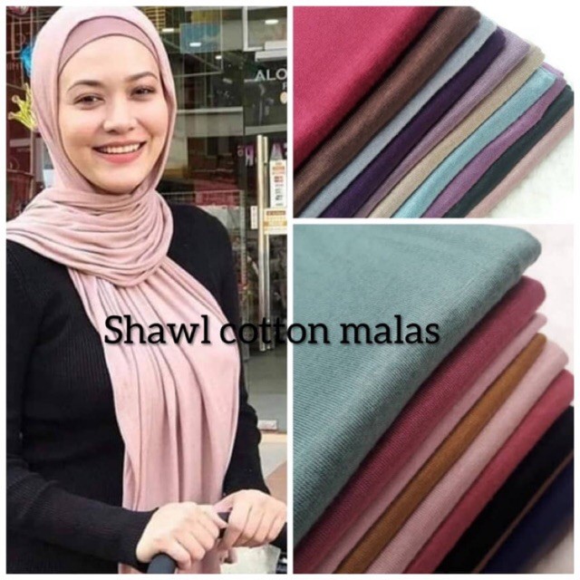 Shawl cotton jersey Best Xyah Gosok