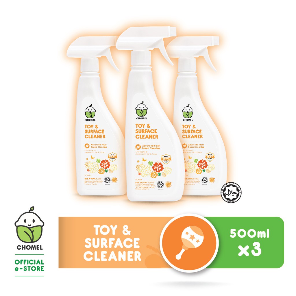 CHOMEL Toy & Surface Cleaner (500ml X 3)