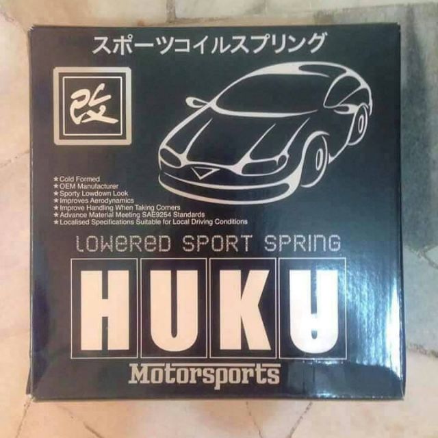 Huku Lowered Sport Springs For Alza Shopee Malaysia