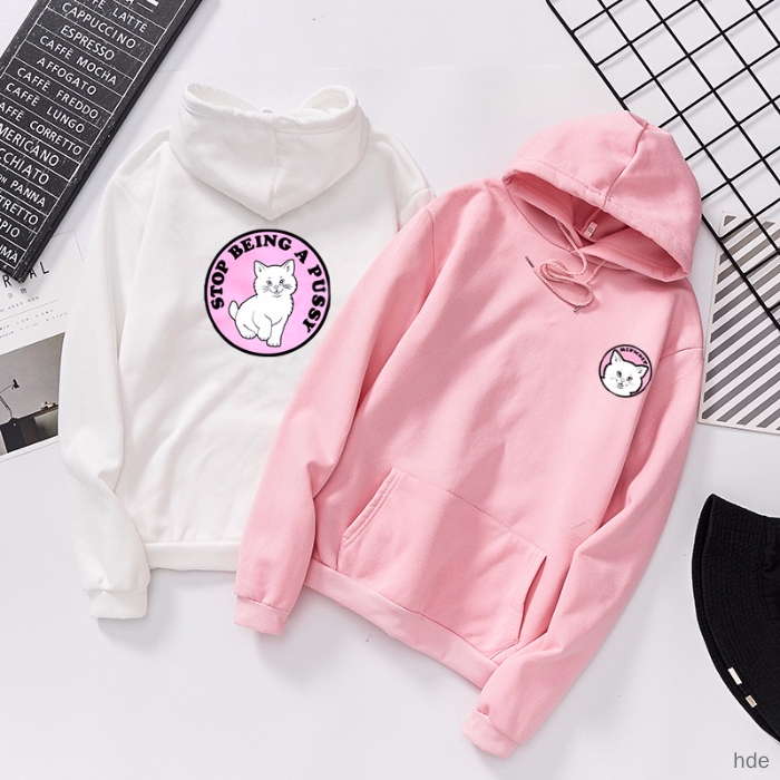  Baju  Perempuan Hoodies cute  Cartoon Women Hoodie Sweater 