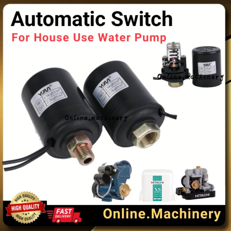 Water Pump Pressure Switch 3/8 1/4 Sell Priming Pump Automatic Switch Panasonic A130Jack
