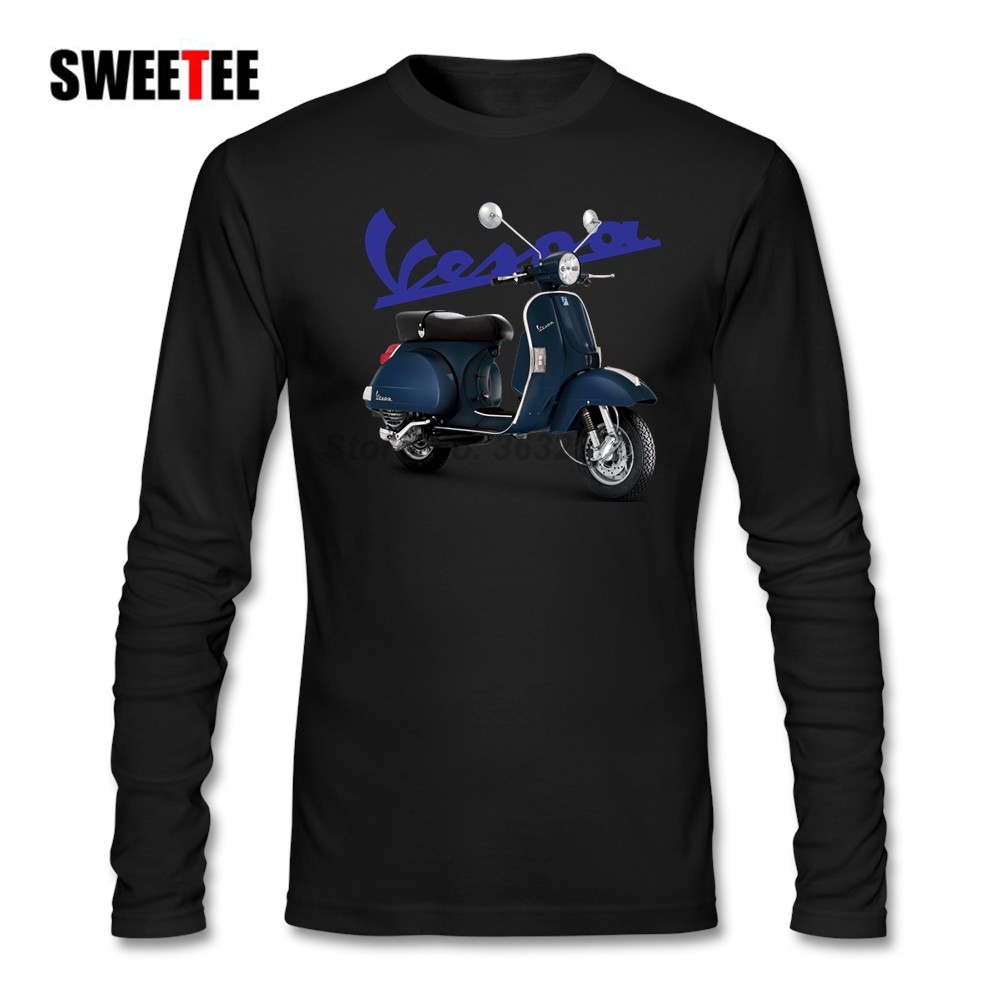 VESPA Old School Vintage Logo T-SHIRT Premium Cotton Graphic Tee ALL COLORS