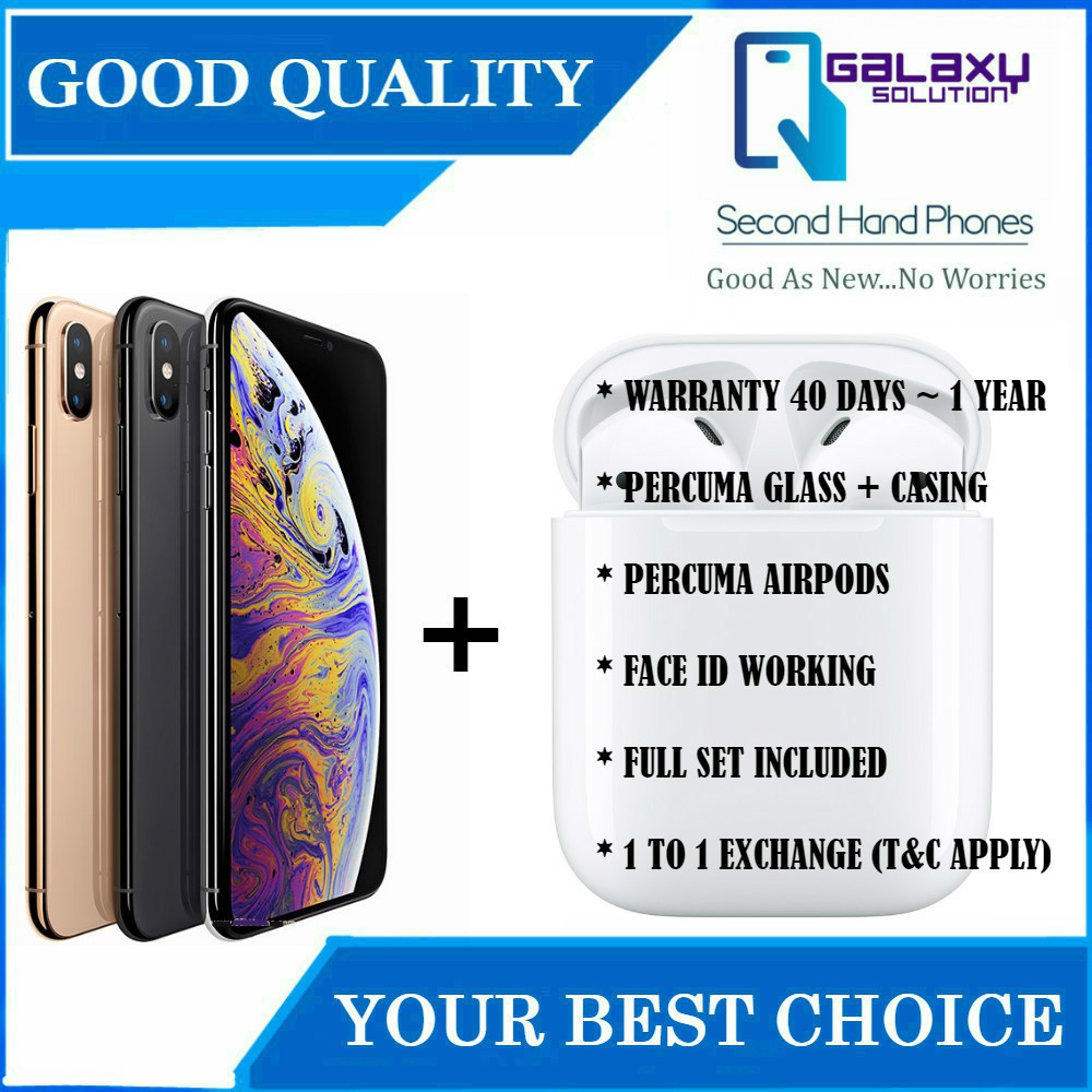 iPhone XS Max 256GB / 64GB Original Conditions Second-Hand ...