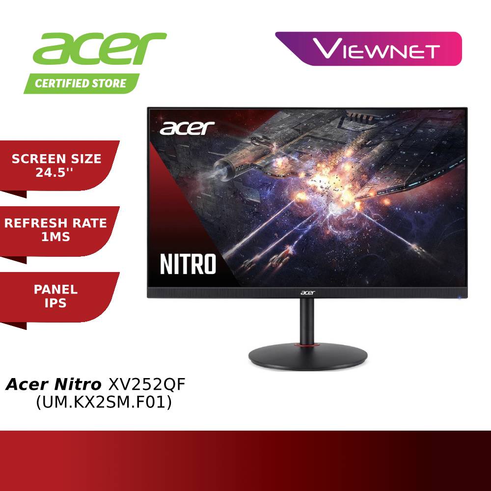 Acer Nitro XV252QF Gaming Monitor AMD FreeSync Premium/Lightning
