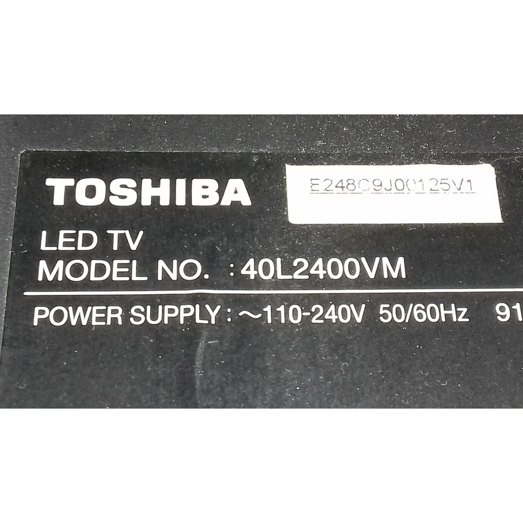 (BD49) TOSHIBA 40L2400VM LED TV SPARE PART Shopee Malaysia