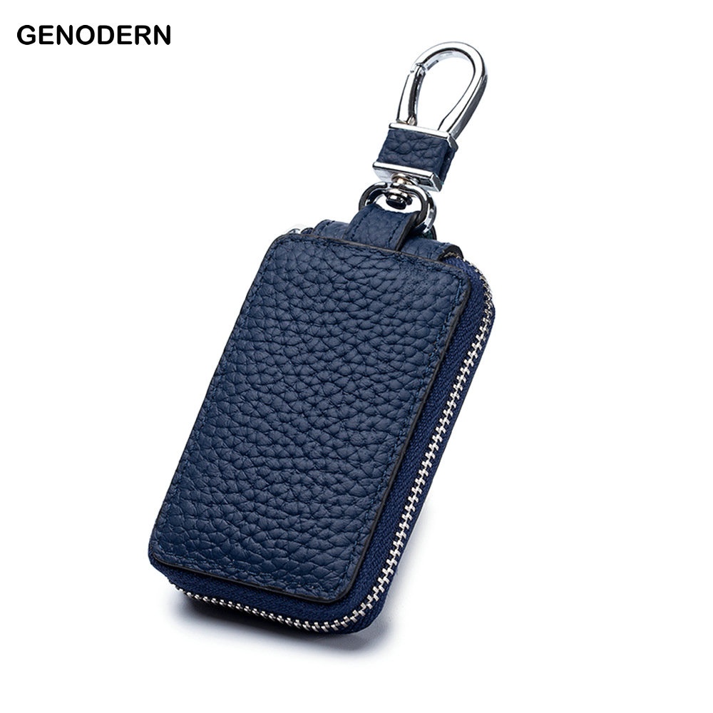 Tobert Womens Lattice Keychain Pouch Mini Coin Purse Wallet Card Holder with Clasp PU Vegan Leather for Men Women Coffee 