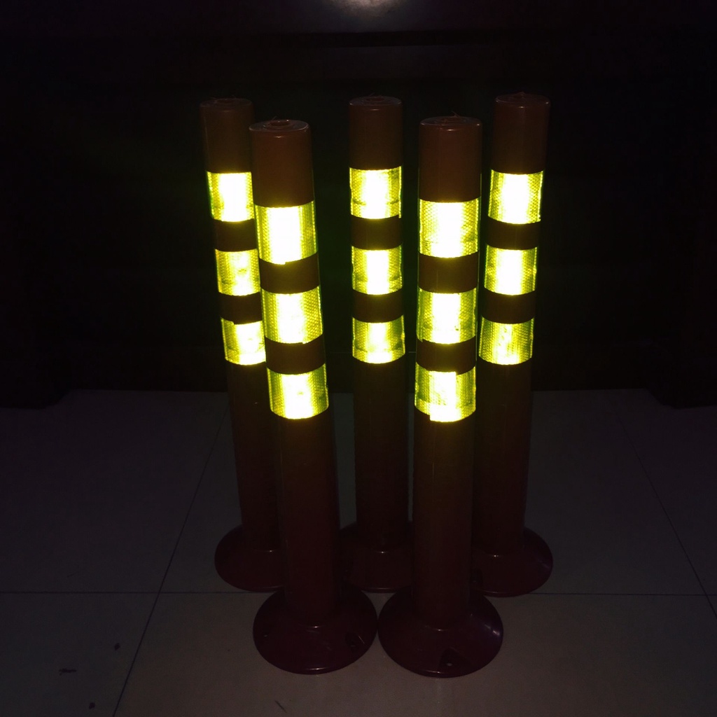 Warning Column High Reflective Sticker Safety Standing Pillars Road ...