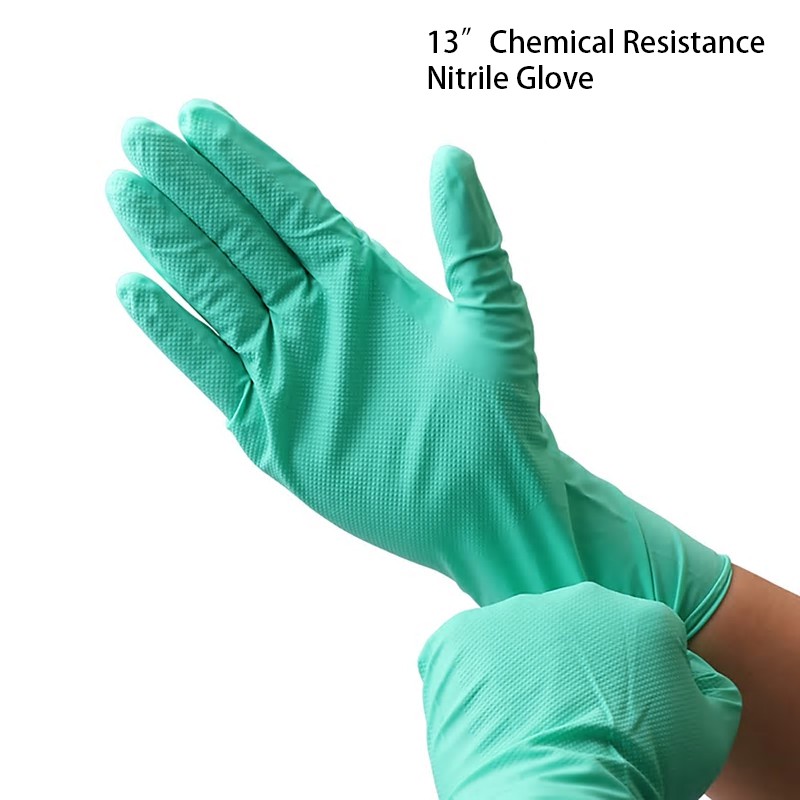 Chemical Resistance Nitrile Glove High Quality AntiChemical Glove for Chemical Handling 1 Pair