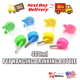 Pet Water Bottle Hanging No Drip Kucing Air  Bekas Minum 