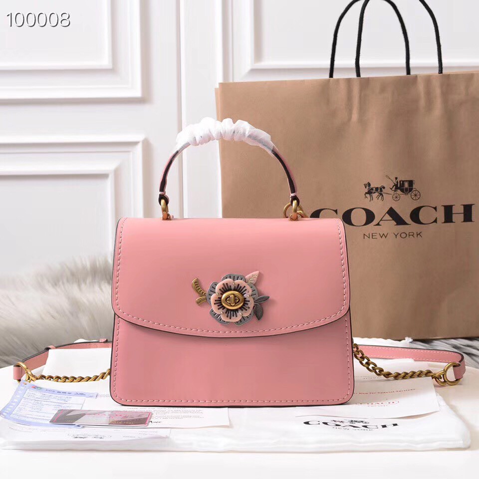 coach parker bag pink