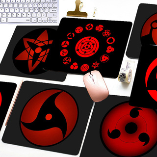 Naruto Logo Printed Mouse Pad Game Office Home Multimedia Computer Keyboard Non-slip Mouse Pad