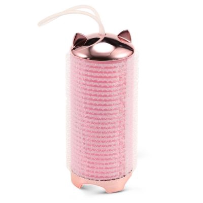Mini Bangs Roller Hair Curler Curling Tool (PINK)