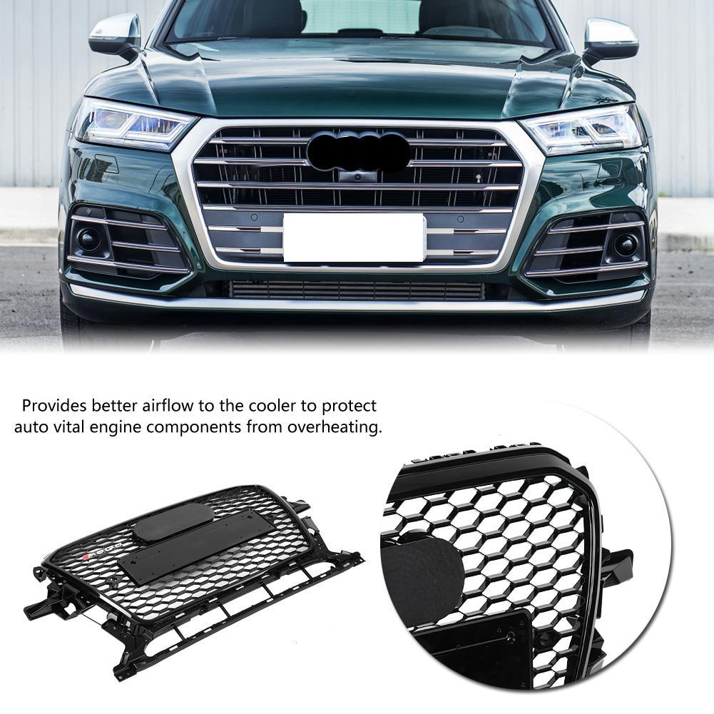 Honeycomb Front Mesh Grill Upper Grille For Audi Q5 Rsq5 2013 2017