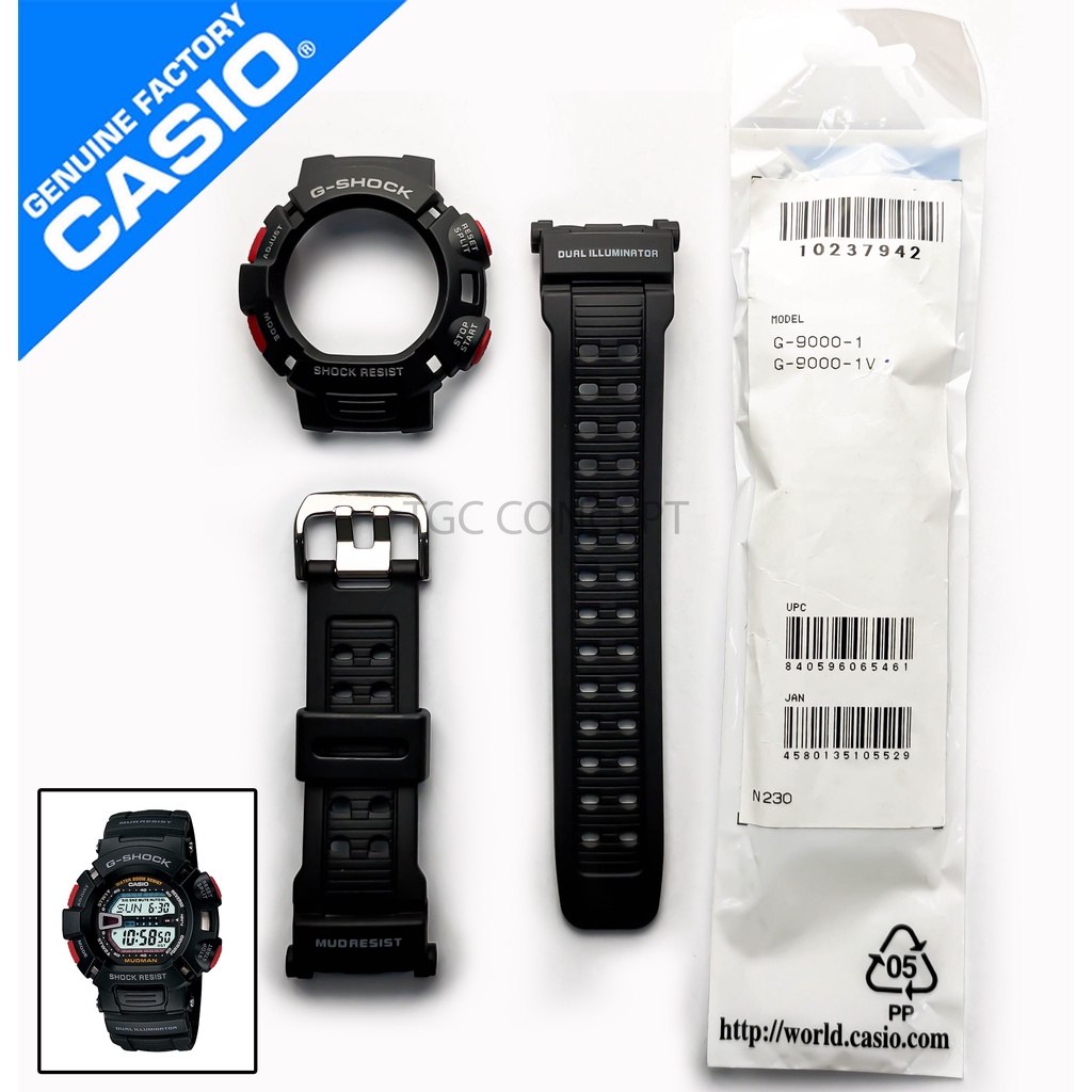 Original Band And Bezel Replacement Parts For Watch G Shock G 9000 1v G 9000 1 G9000 Mudman Ready 6280