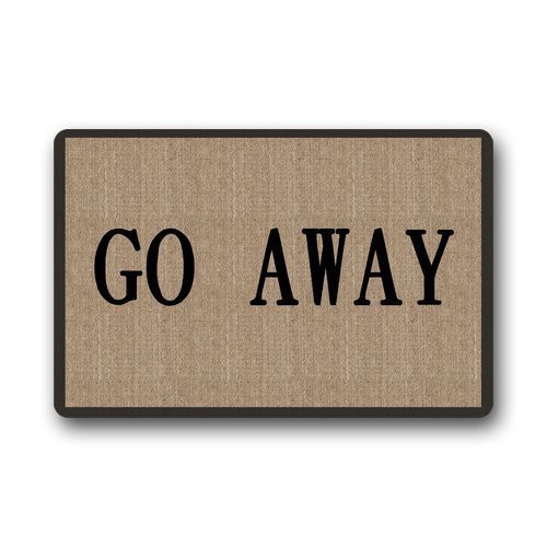 Decorative Funny Retro Vintage Welcome Go Away Doormat Shopee