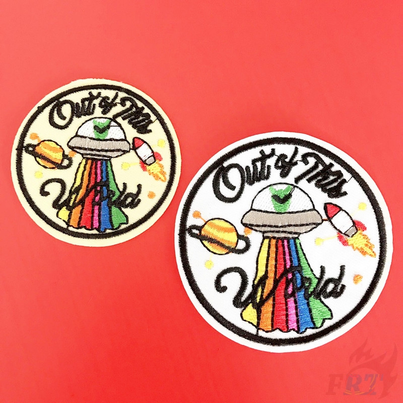 ☸ Space Explorer Iron-On Patch ☸ 1Pc Out of This World Diy Sew on Iron on Patch（Space Q-4）