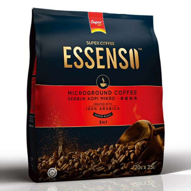 Coffee Essenso 3 In 1 Super Coffee Brand Shopee Malaysia