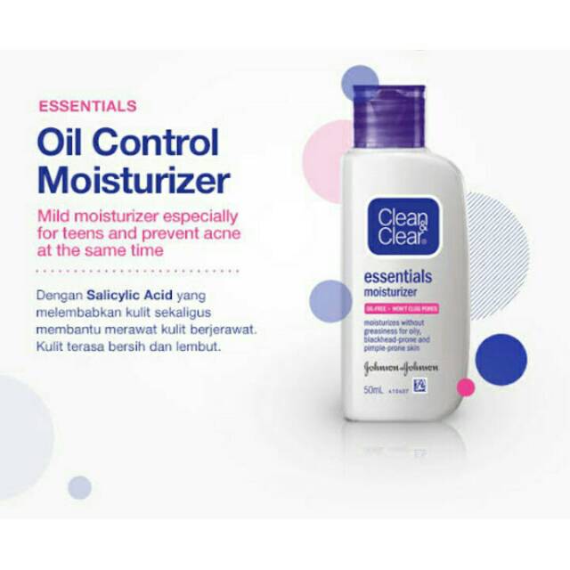 clean & clear moisturizer