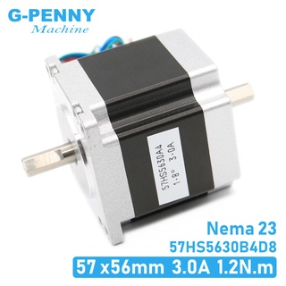 1PC Nema 23 Stepper Motor 180 oz-in 2A 56mm Single Shaft CNC/3D Printer 