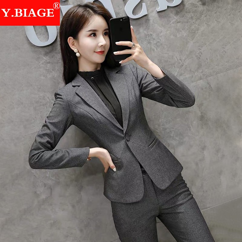 Fanvans Women Formal Suit Long Sleeve Slim Fit OL Jacket Blazer