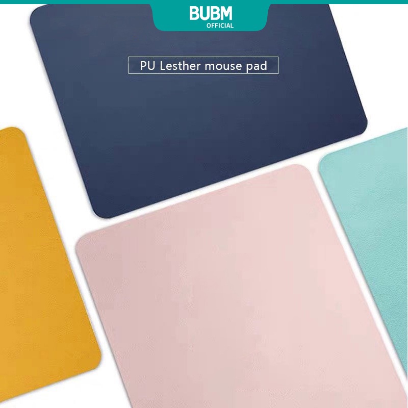 BUBM PU Leather Mouse Pad Mat Waterproof (21 x 27) Shopee Malaysia