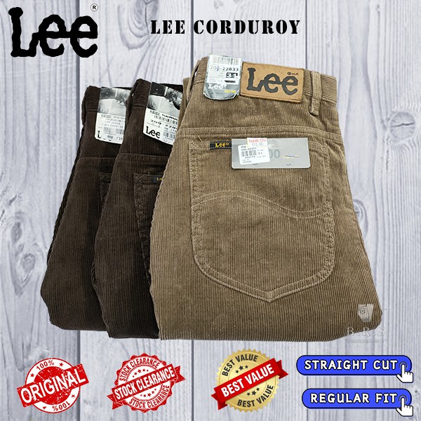 [ LEE ] MEN CORDUROY JEANS STRAIGHT CUT & REGULAR FIT / FASHIOIN JEANS ...