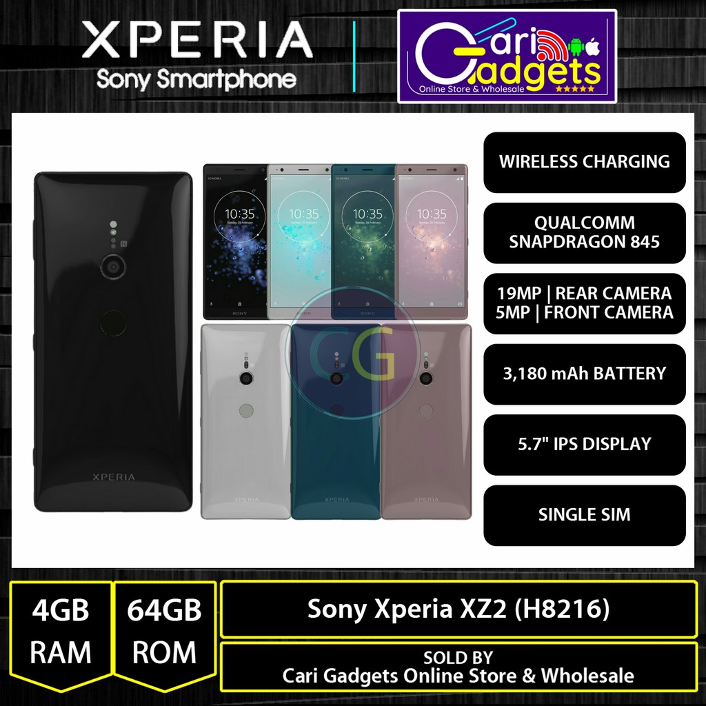 Sony Xperia Xz2 Global Firmware 4gb Ram 64gb Rom Snapdragon 845 Android 10 Shopee Malaysia